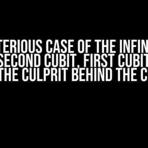 The Mysterious Case of the Infinity Loop: Inside Second Cubit, First Cubit State, and the Culprit Behind the Chaos