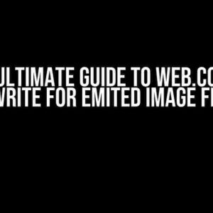 The Ultimate Guide to Web.config Rewrite for Emited Image Files