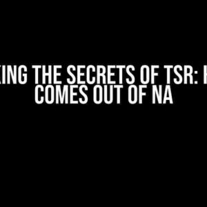 Unlocking the Secrets of TSR: How AIC Comes Out of NA