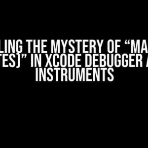 Unraveling the Mystery of “malloc(48 bytes)” in Xcode Debugger and Instruments